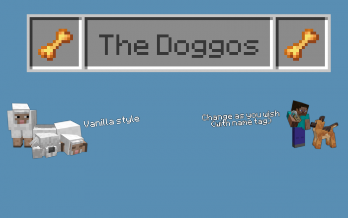 The Doggos para Minecraft Pocket Edition 1.20