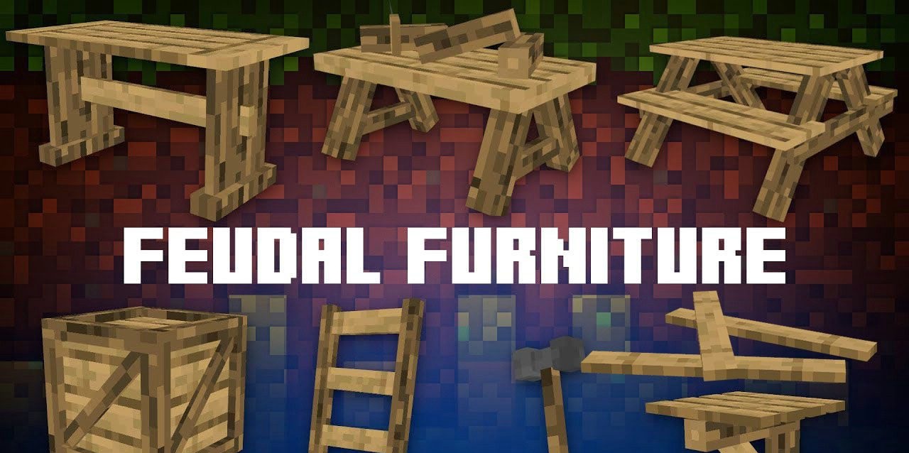 Muebles Feudal для Minecraft Pocket Edition 1.20