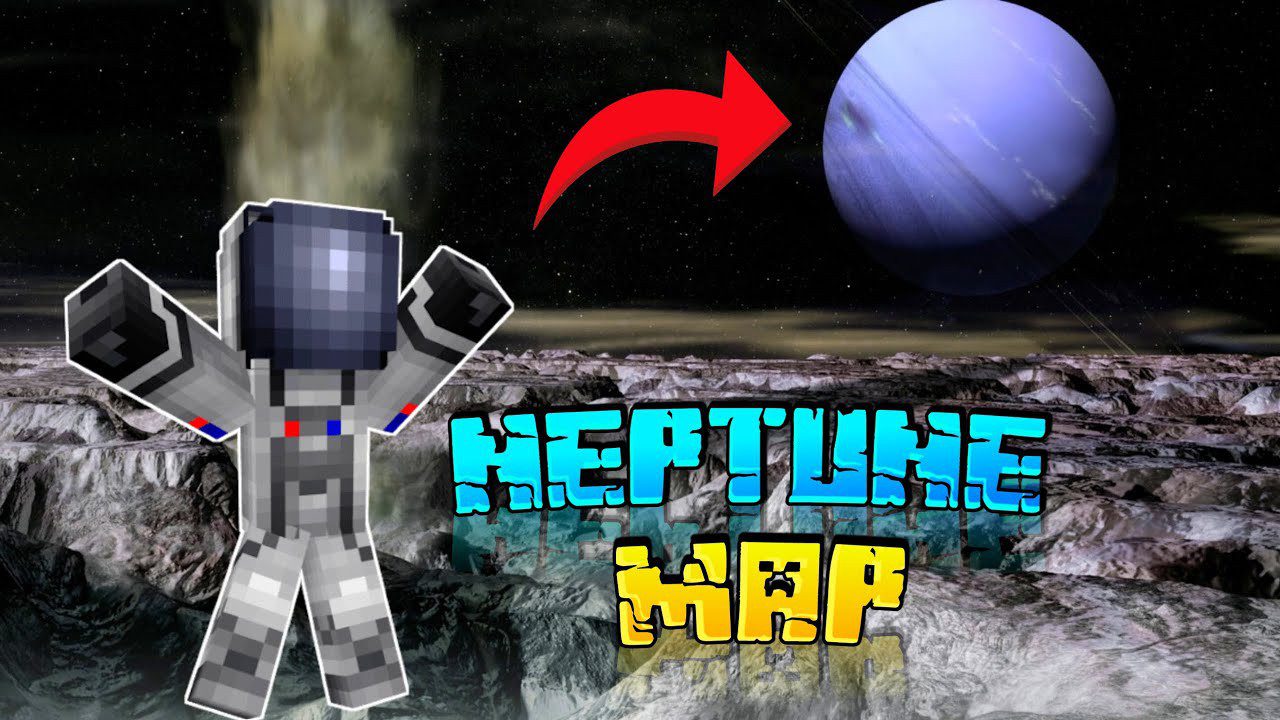 Planeta Neptuno | Mapa para Minecraft PE (Bedrock)