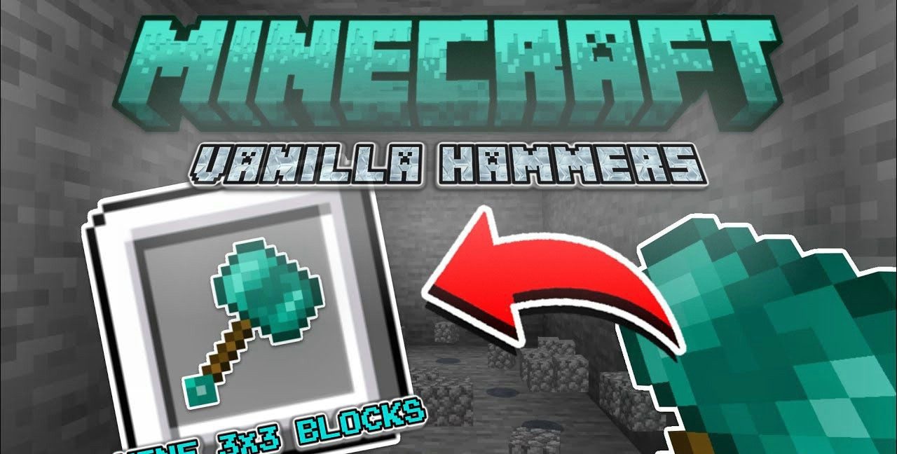 Martillos de vainilla для Minecraft Pocket Edition 1.20