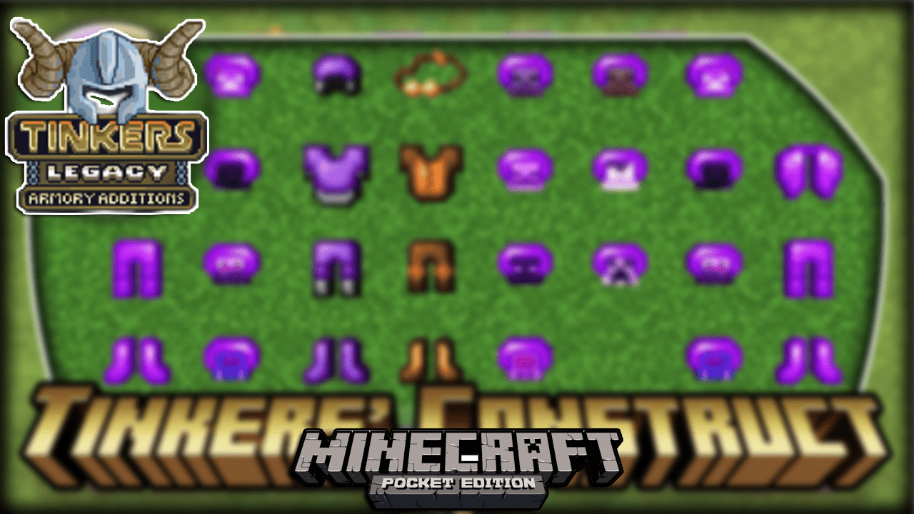 Tinkers Legacy: Armería Adiciones Minecraft Pocket Edition 1.20