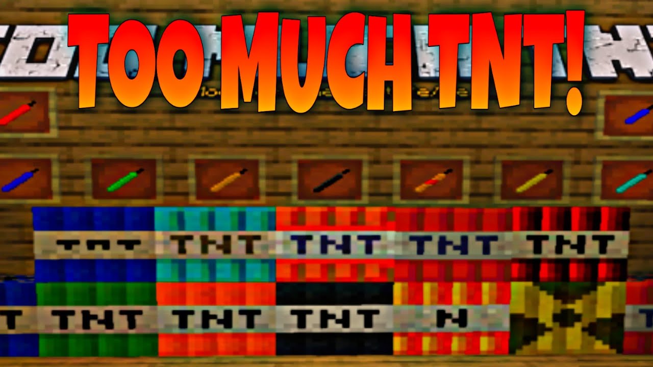 Too Much TNT para Minecraft PE (Bedrock) 1.20 1.21