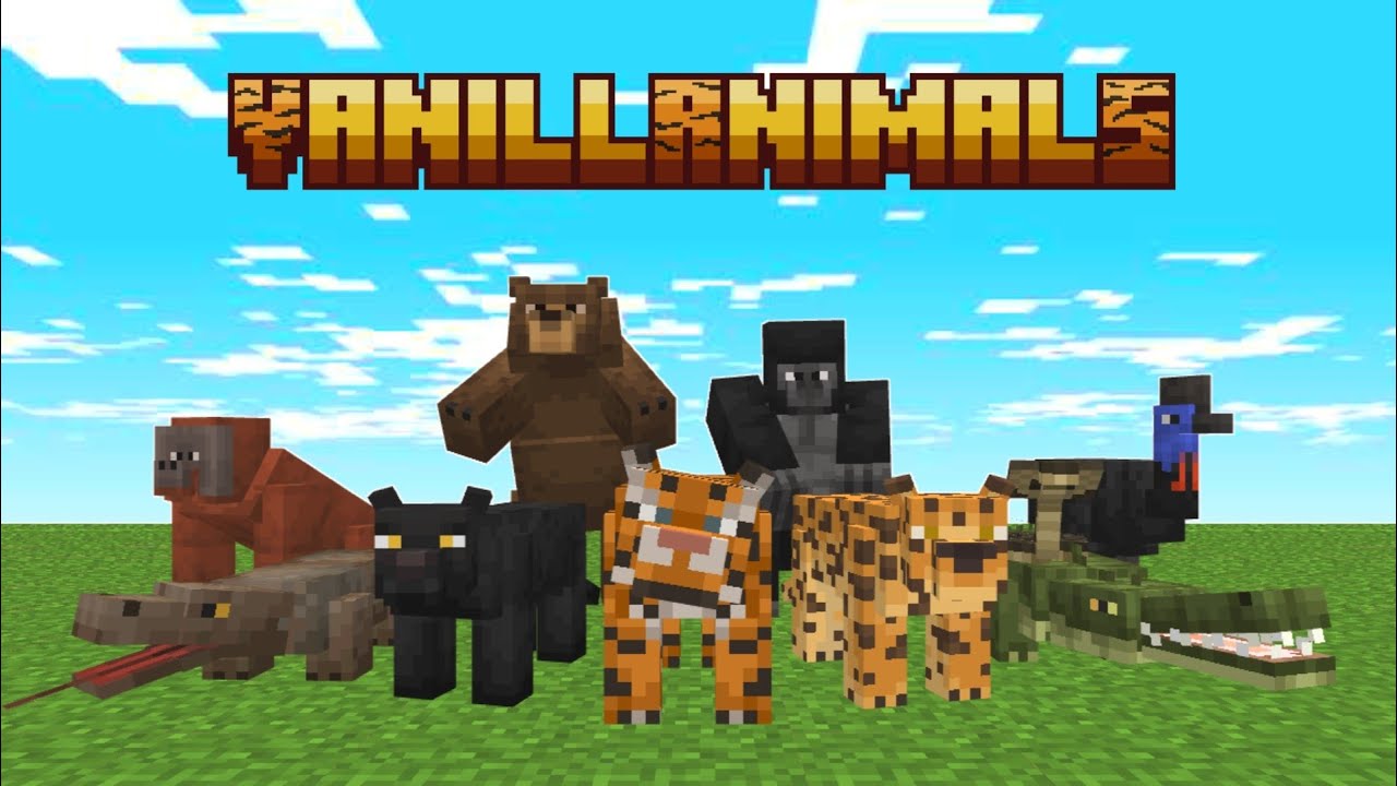 VanillA Animales для Minecraft Pocket Edition 1.20