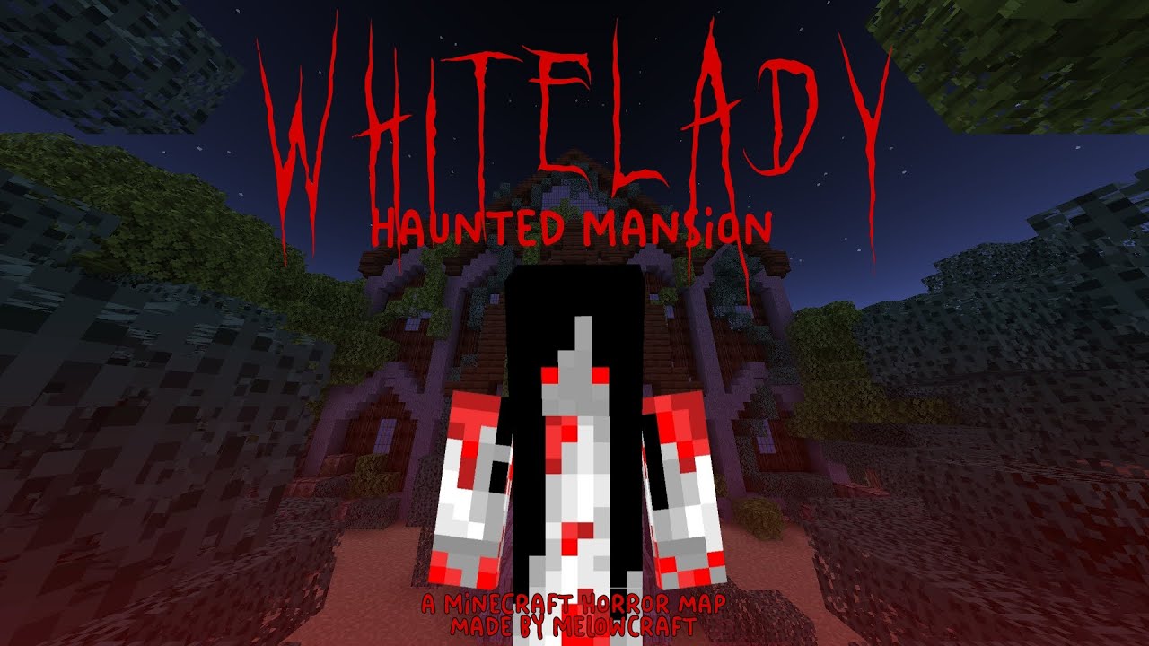 WhiteLady Mansión embrujada Horror | Mapa para Minecraft PE (Bedrock)