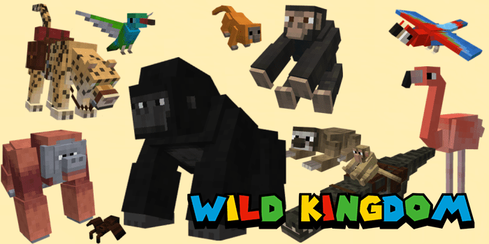 Wild Kingdom para Minecraft PE (Bedrock) 1.20 1.21