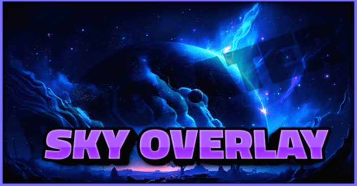 Bluton Sky Overlay para Minecraft PE (Bedrock) 1.20