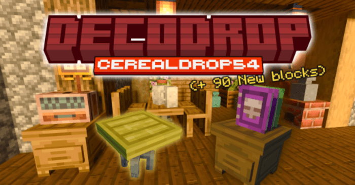 DecoDrop para Minecraft PE (Bedrock) 1.20