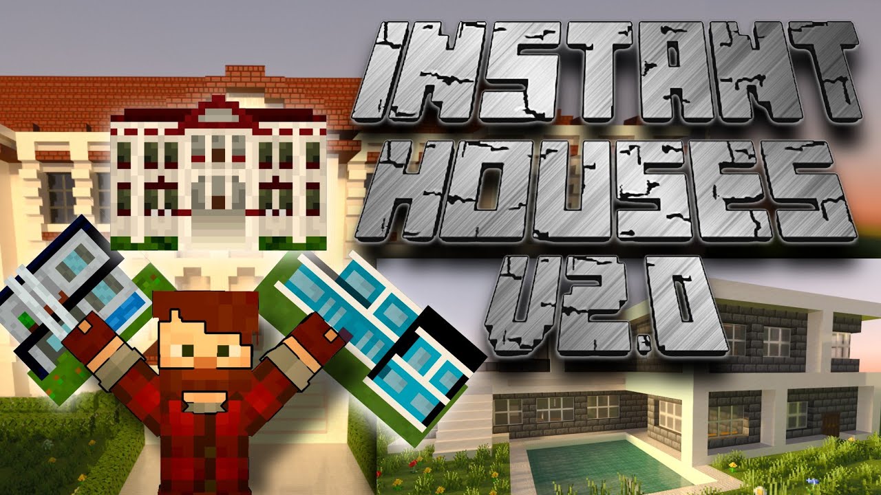 Casas instantáneas para Minecraft PE (Bedrock) 1.20