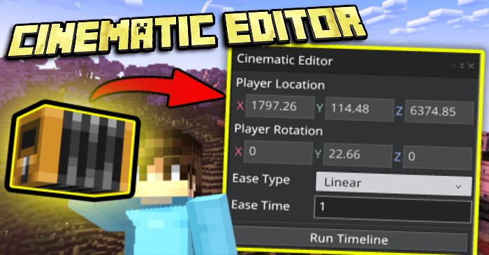 Jayly Cinematic Editor Addon para Minecraft PE (Bedrock) 1.20