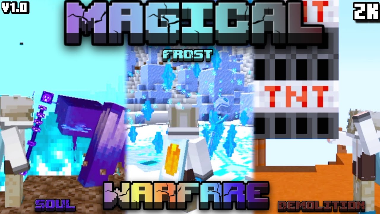 Guerra mágica para Minecraft PE (Bedrock) 1.20