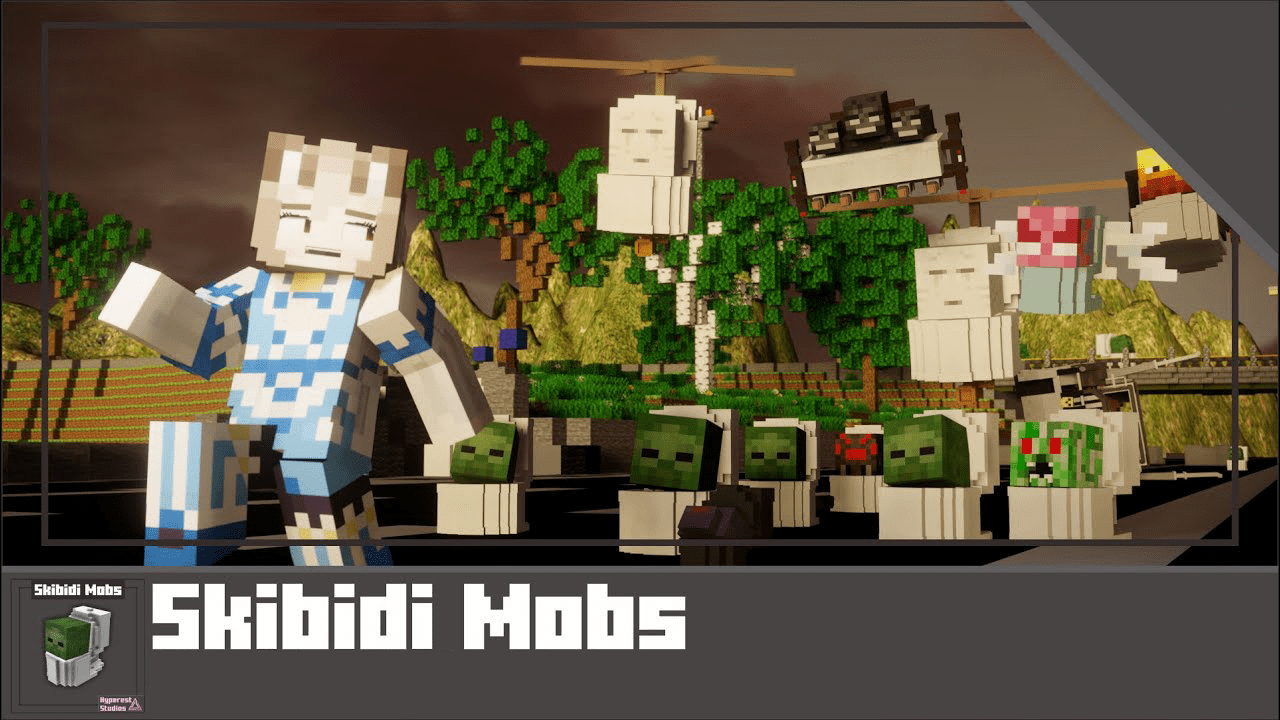 Skibidi Mobs para Minecraft PE (Bedrock) 1.20