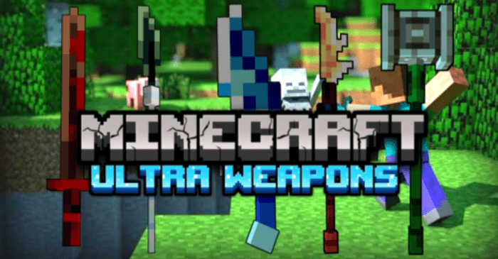 Ultra Weapons para Minecraft PE (Bedrock)