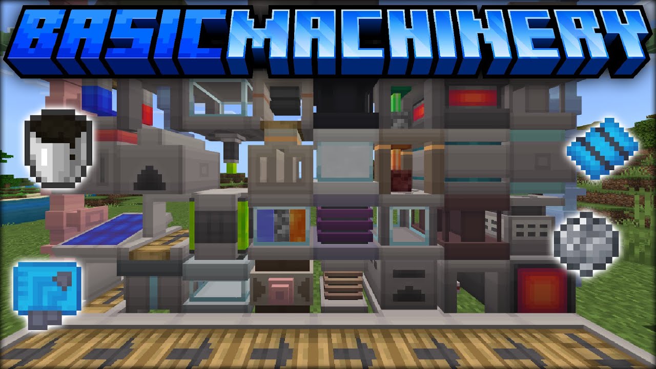 Basic Machinery para Minecraft PE (Bedrock) 1.20