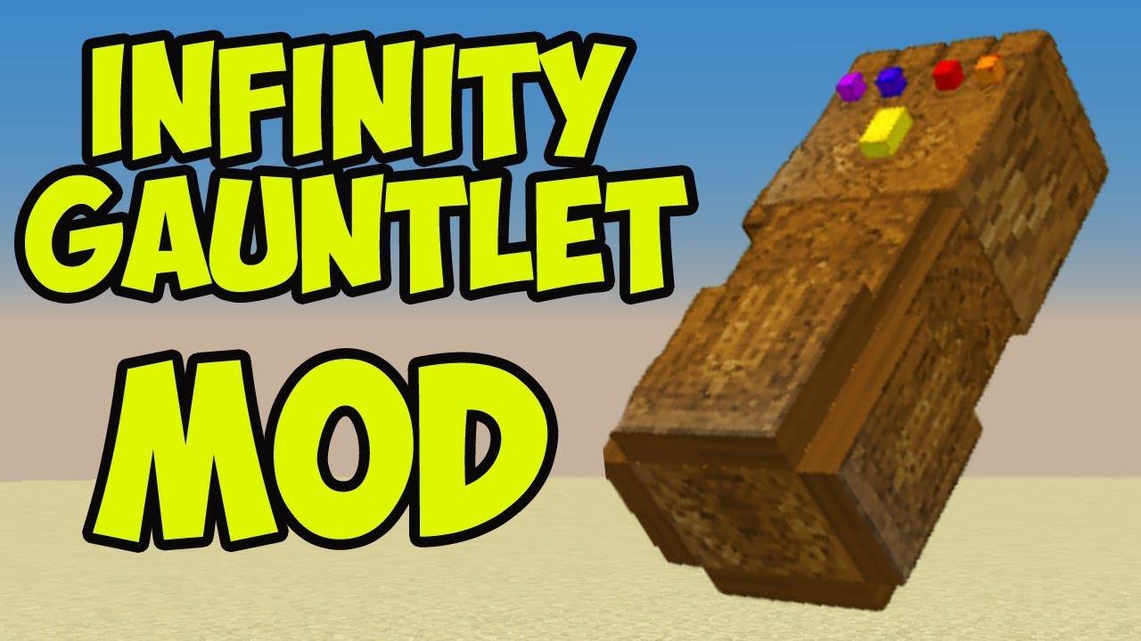 Guantelete del Infinito para Minecraft PE (Bedrock) 1.20