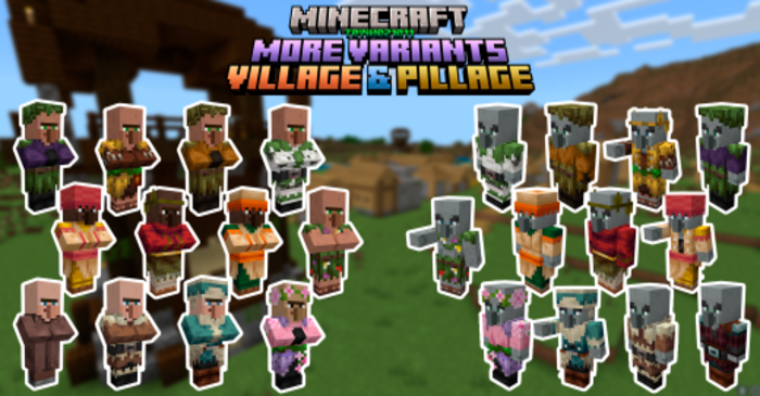 Más variantes Village & Pillage para Minecraft PE (Bedrock) 1.20