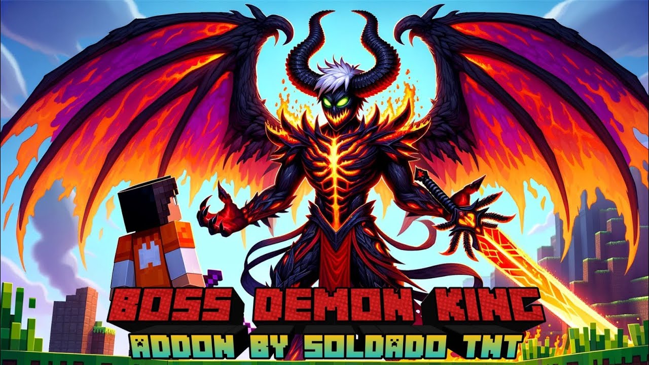 Boss Demon King para Minecraft PE (Bedrock) 1.21