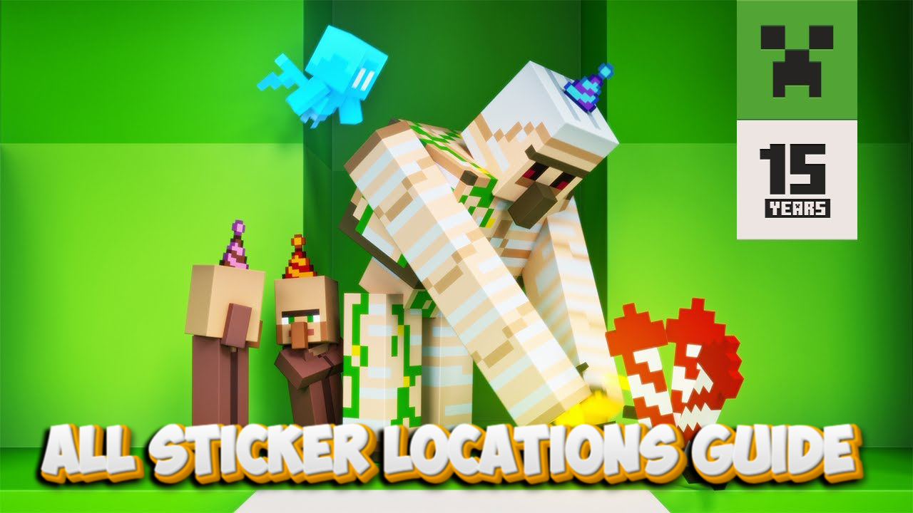 All Sticker Locations | Mapas Para Minecraft PE (Bedrock)