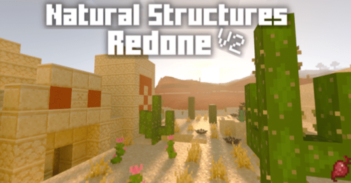 Natural Structure Redone para Minecraft PE (Bedrock) 1.21