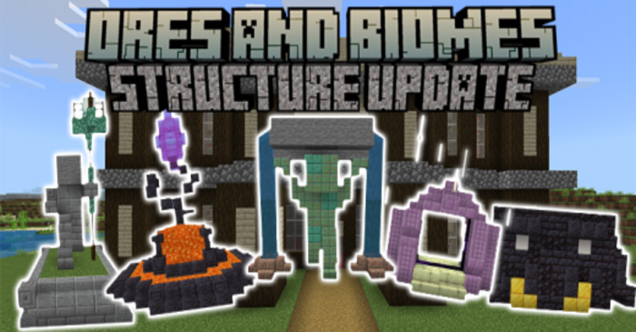 Ores and Biomes Minecraft PE (Bedrock)