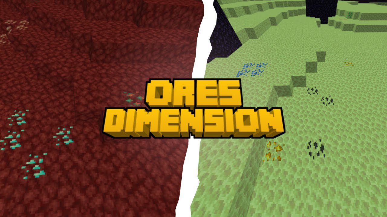 Ores Dimension para Minecraft PE (Bedrock)