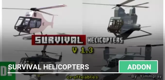 Mod: Helicópteros de supervivencia 1.21