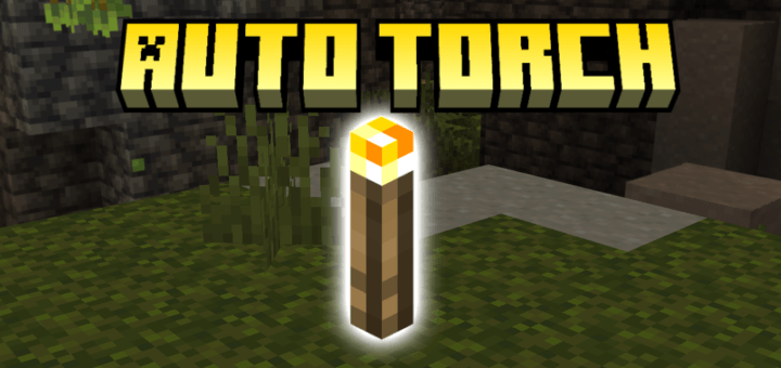 Auto Torch para Minecraft PE (Bedrock) 1.21