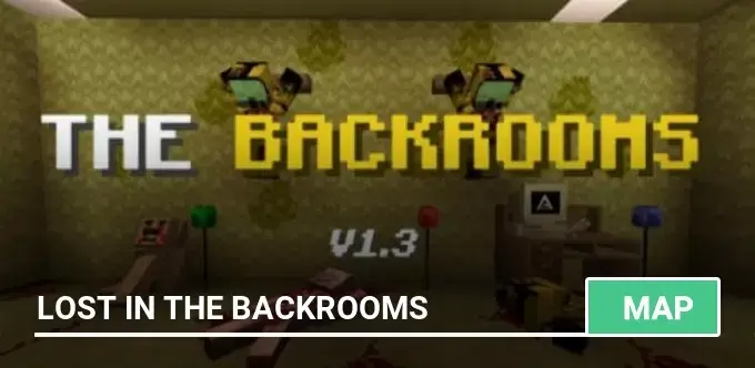 Map Lost in the Backrooms Minecraft PE / Bedrock