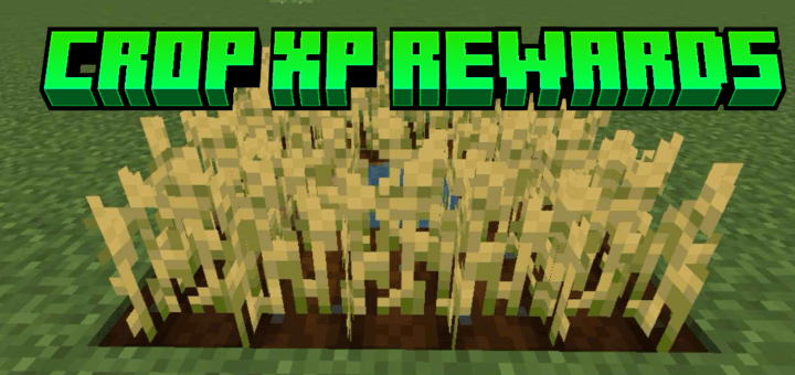 Crop XP Rewards para Minecraft PE / Bedrock 1.21