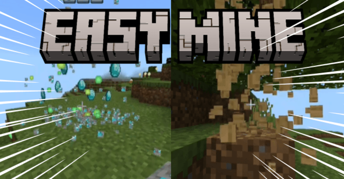 Easy Mine para Minecraft PE (Bedrock) 1.21