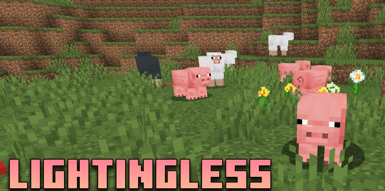 Lightingless para Minecraft PE / Bedrock 1.21