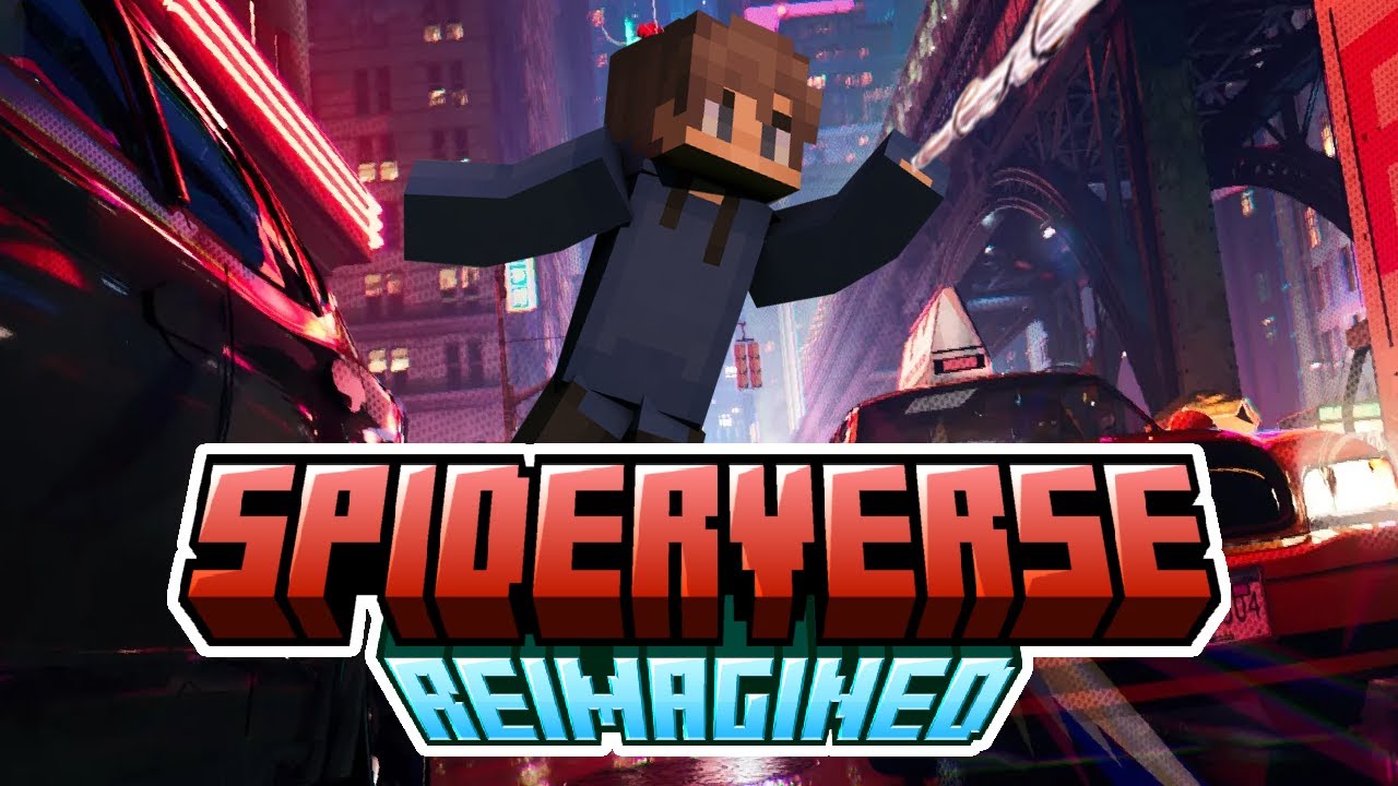 Spiderverse Reimagined Addon  para Minecraft PE / Bedrock 1.21