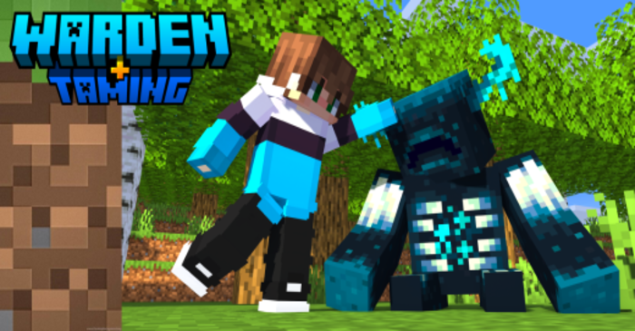 Warden Taming Plus para Minecraft PE / Bedrock 1.21