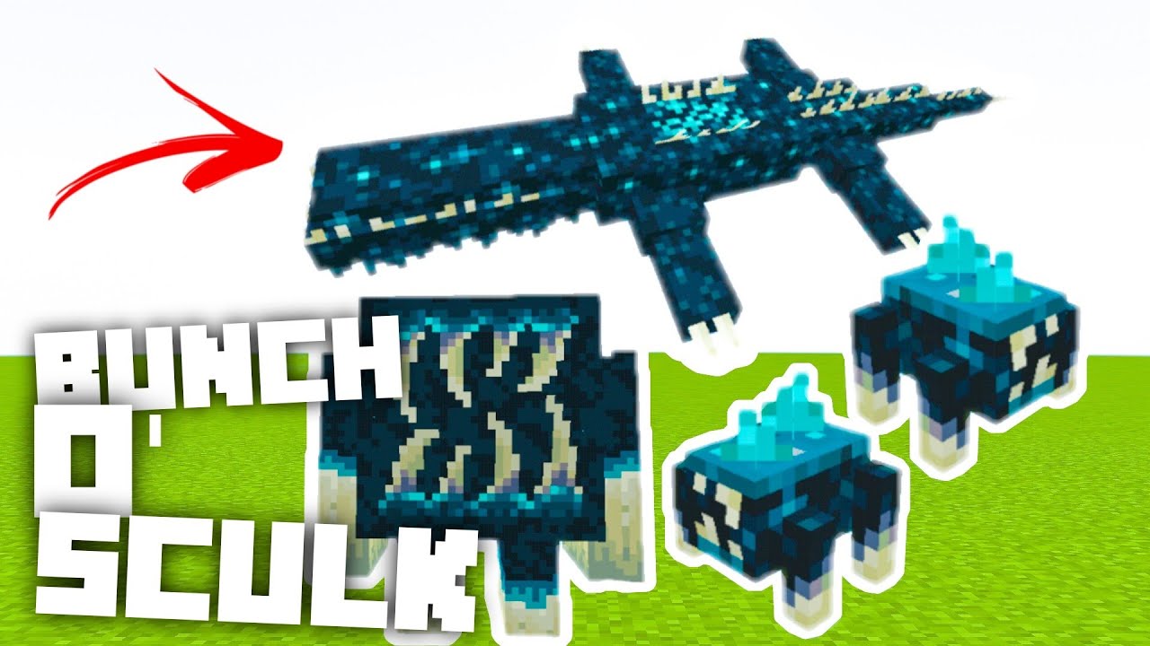 Bunch o’ Sculk para Minecraft PE / Bedrock 1.21