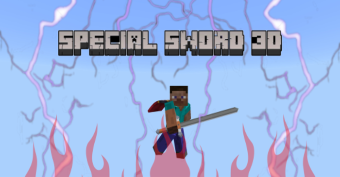 Special Sword 3D para Minecraft PE / Bedrock 1.21