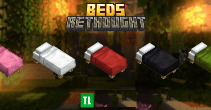 Bed Rethought para Minecraft PE / Bedrock 1.21