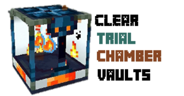 Clear Trial Chamber Vaults para Minecraft PE / Bedrock 1.21