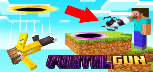 Best Portal Gun para Minecraft PE / Bedrock 1.21