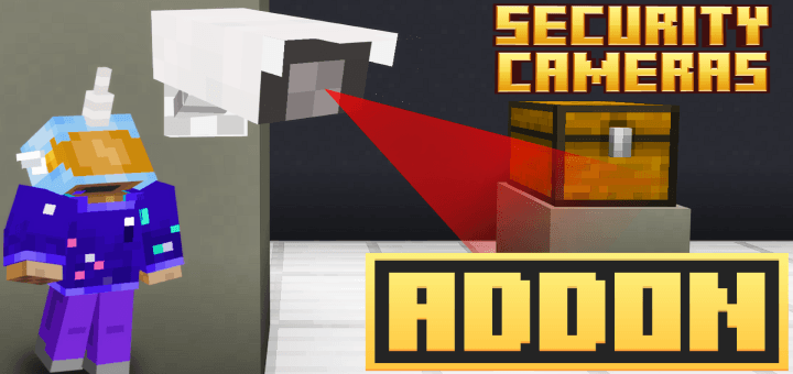 Security Cameras para Minecraft PE / Bedrock 1.21