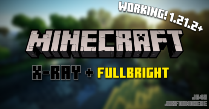 X-Ray + Fullbright para Minecraft PE / Bedrock 1.21