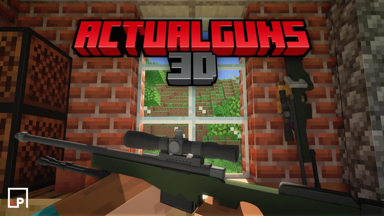 Actual Guns 3D para Minecraft PE / Bedrock 1.21