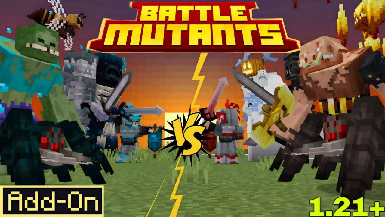 Battle Mutants para Minecraft PE / Bedrock 1.21