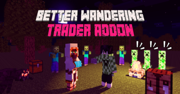 Better Wanderng Trader para Minecraft PE / Bedrock 1.21