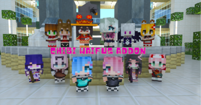 Chibi Waifus para Minecraft PE / Bedrock 1.21