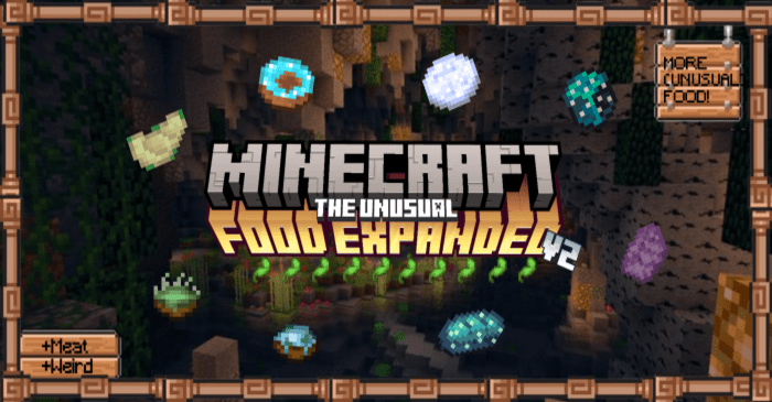 Food Expanded para Minecraft PE / Bedrock 1.21