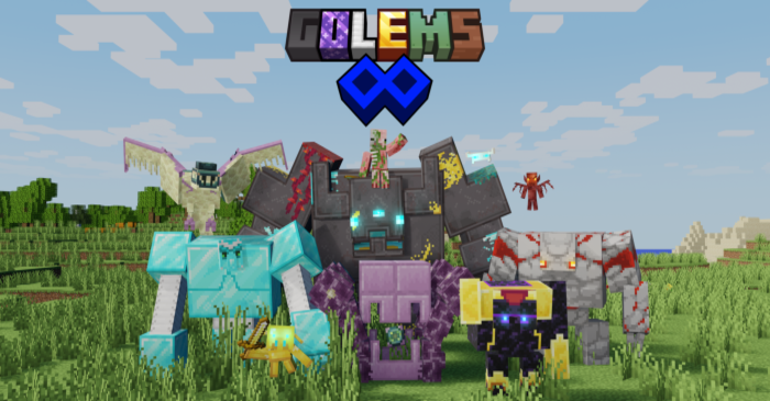 Golems Infinity para Minecraft PE / Bedrock 1.21