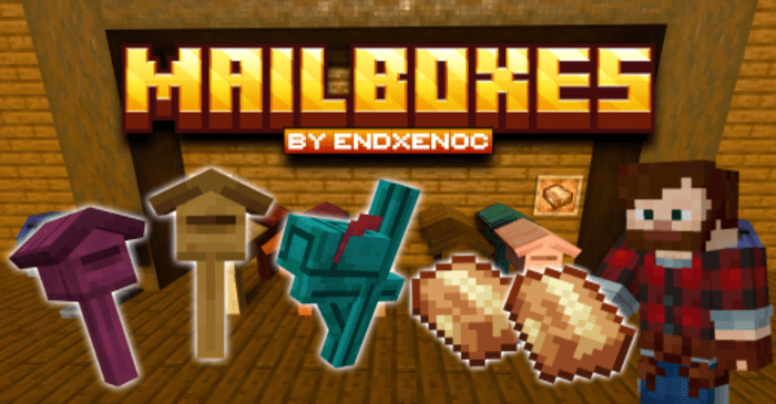 Mailboxes  para Minecraft PE / Bedrock 1.21