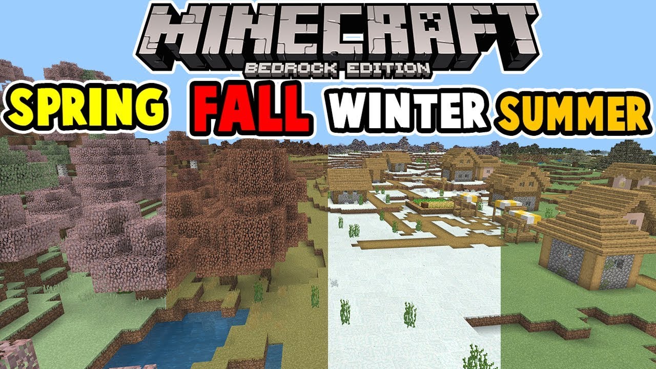 Seasons para Minecraft PE / Bedrock 1.21