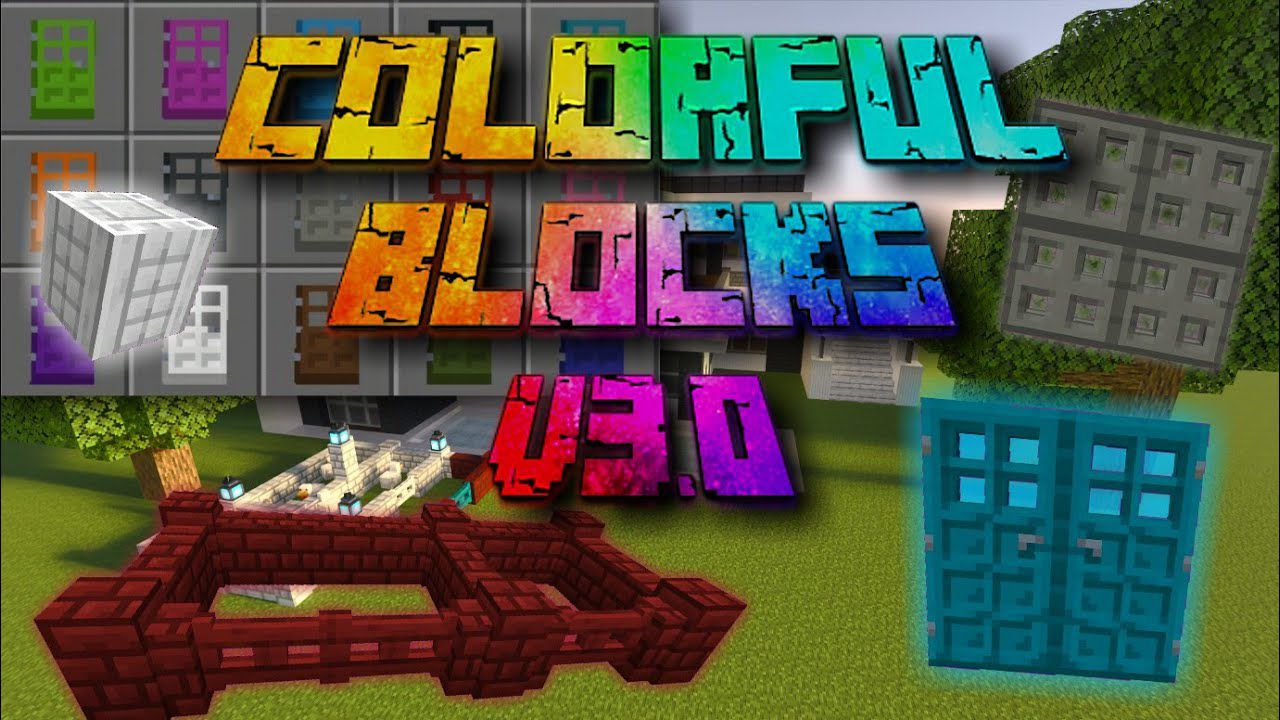 Colorful Blocks para  Minecraft PE / Bedrock 1.21