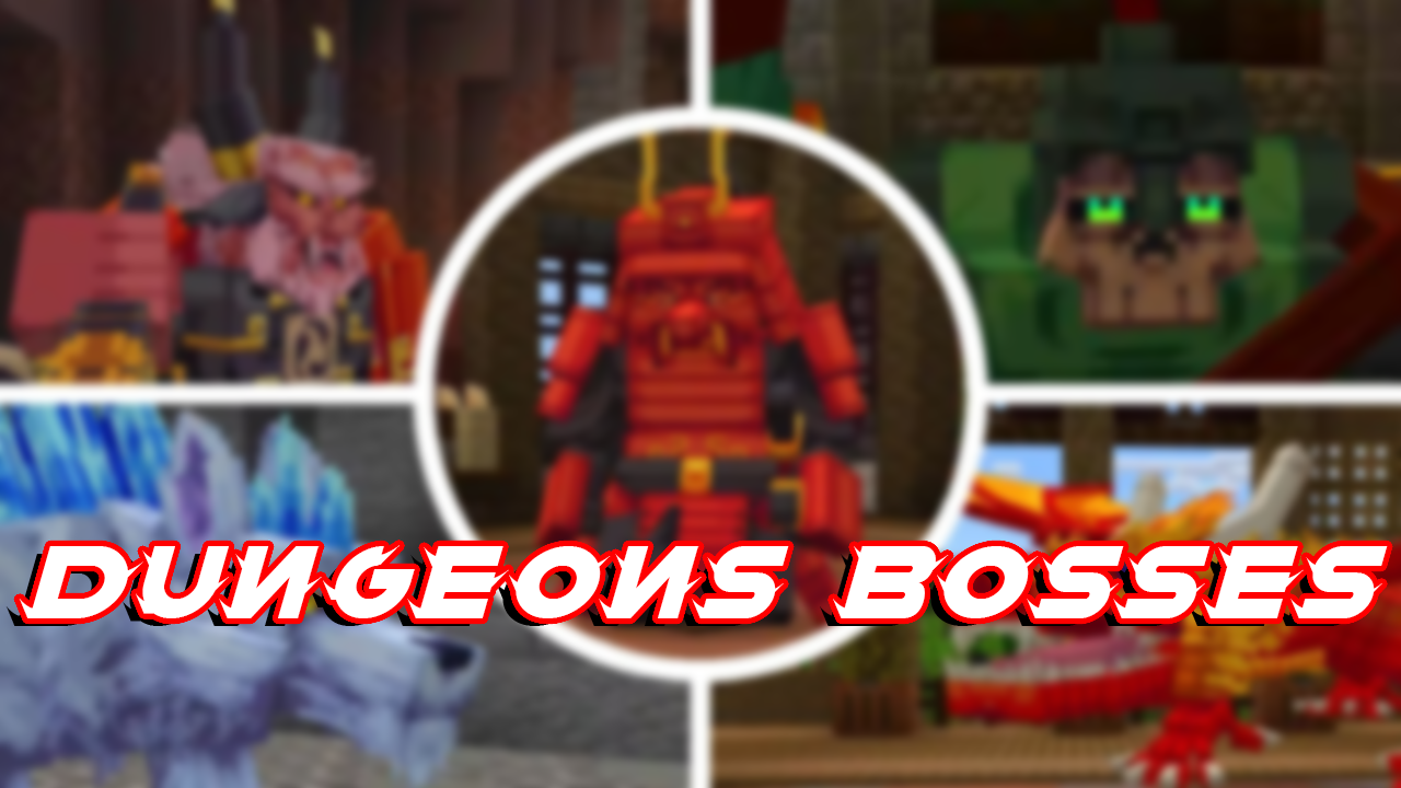 Dungeons & Bosses para Minecraft PE / Bedrock 1.21