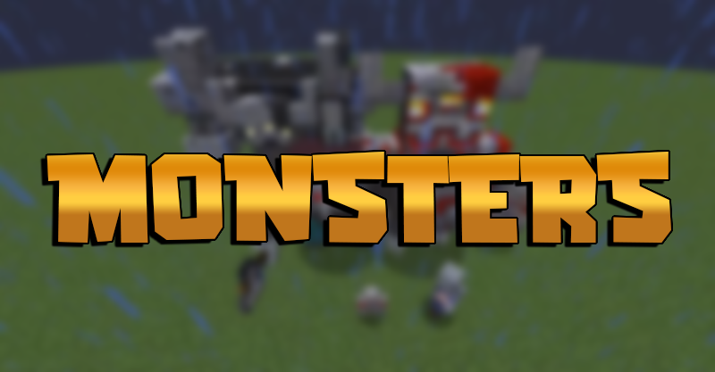 Monsters para Minecraft PE / Bedrock 1.21